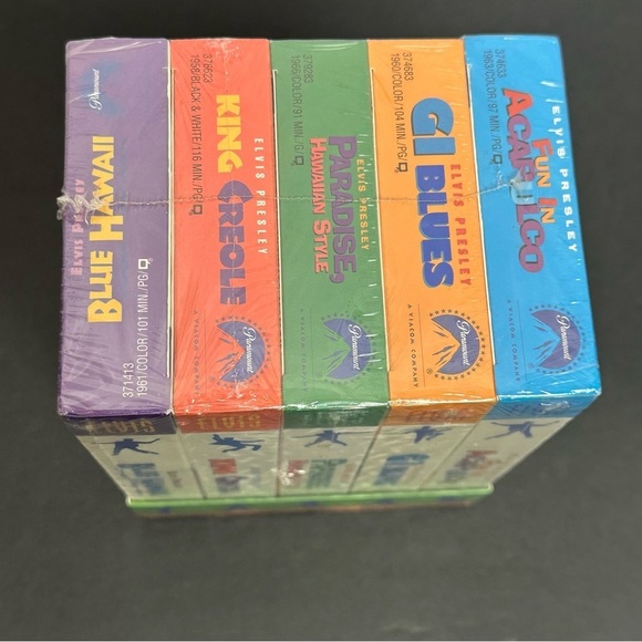 Elvis Collection VHS 1997 5 Tape Set Brand New Sealed Blue Hawaii King Creole - Picture 5 of 7